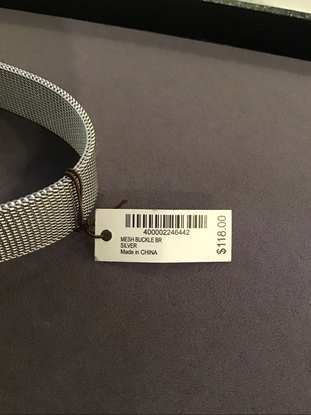 Henri Bendel Mesh Bracelet in Silver  NWT - Picture 5 of 5